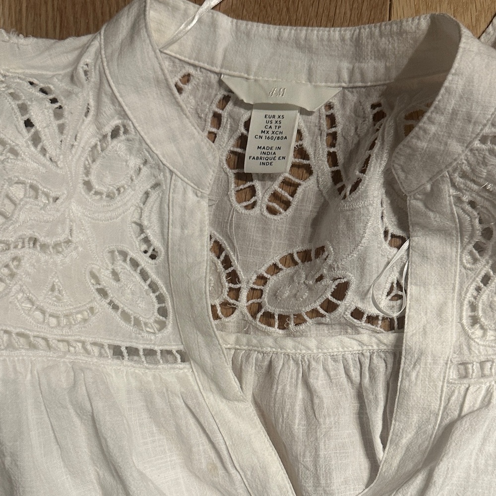 H&M Ivory Lace Dress